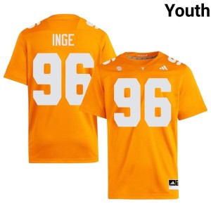 Isaiah Inge Orange Youth Alumni #96 Tenn College Football Jerseys 503308-621