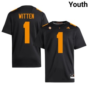 Jason Witten College Football Limited Black #1 Youth The Varsity Jerseys 396121-121