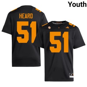 Jeremias Heard Tennessee Volunteers College Football Black #51 University Youth Jersey 201148-731