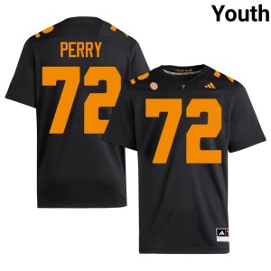 Jesse Perry Black Tenn Vols Embroidery Youth College Football #72 Jersey 593858-114