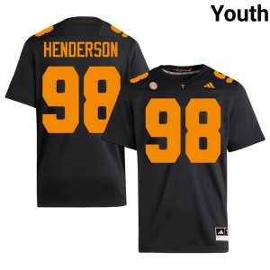 John Henderson Limited #98 Youth Black College Football UT Vols Jersey 325471-734