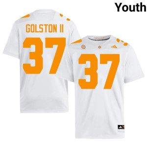 Kedric Golston II White Youth College Football #37 University Of Tennessee High School Jerseys 529357-728