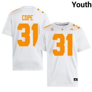 Lane Cope Youth College Football NCAA #31 White Tennessee Volunteers Jersey 172788-901