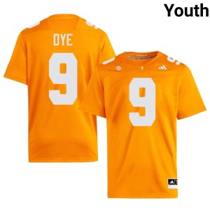 Mariyon Dye #9 Youth College Football Embroidery Orange Volunteers Jersey 707400-832