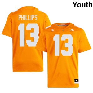 Mason Phillips College Football UT Youth 2026-27 Orange #13 Jerseys 444118-129