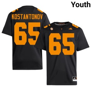 Michael Kostantonov The Tennesseans Black Youth College Football #65 High School Jersey 933032-751