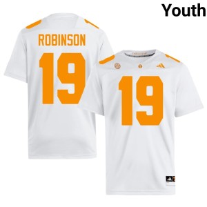 Nathan Robinson College Football University #19 Youth White The Volunteer State Jersey 624251-620