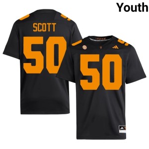 Ryan Scott Limited College Football #50 Tenn Vols Black Youth Jerseys 878419-968