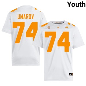 Shamurad Umarov Youth White #74 TN Volunteers College Football NCAA Jerseys 876299-126