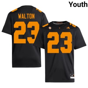 Sidney Walton #23 2026-27 Youth College Football Black UT Volunteers Jerseys 641420-328