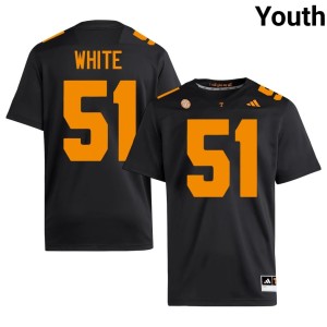 TJ White Youth Black Alumni College Football #51 UT Jersey 154742-375
