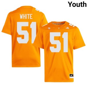 TJ White Alumni Orange College Football Vols #51 Youth Jerseys 444200-363