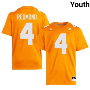 Ty Redmond Orange #4 UT Volunteers College Football Youth Official Jerseys 248615-227